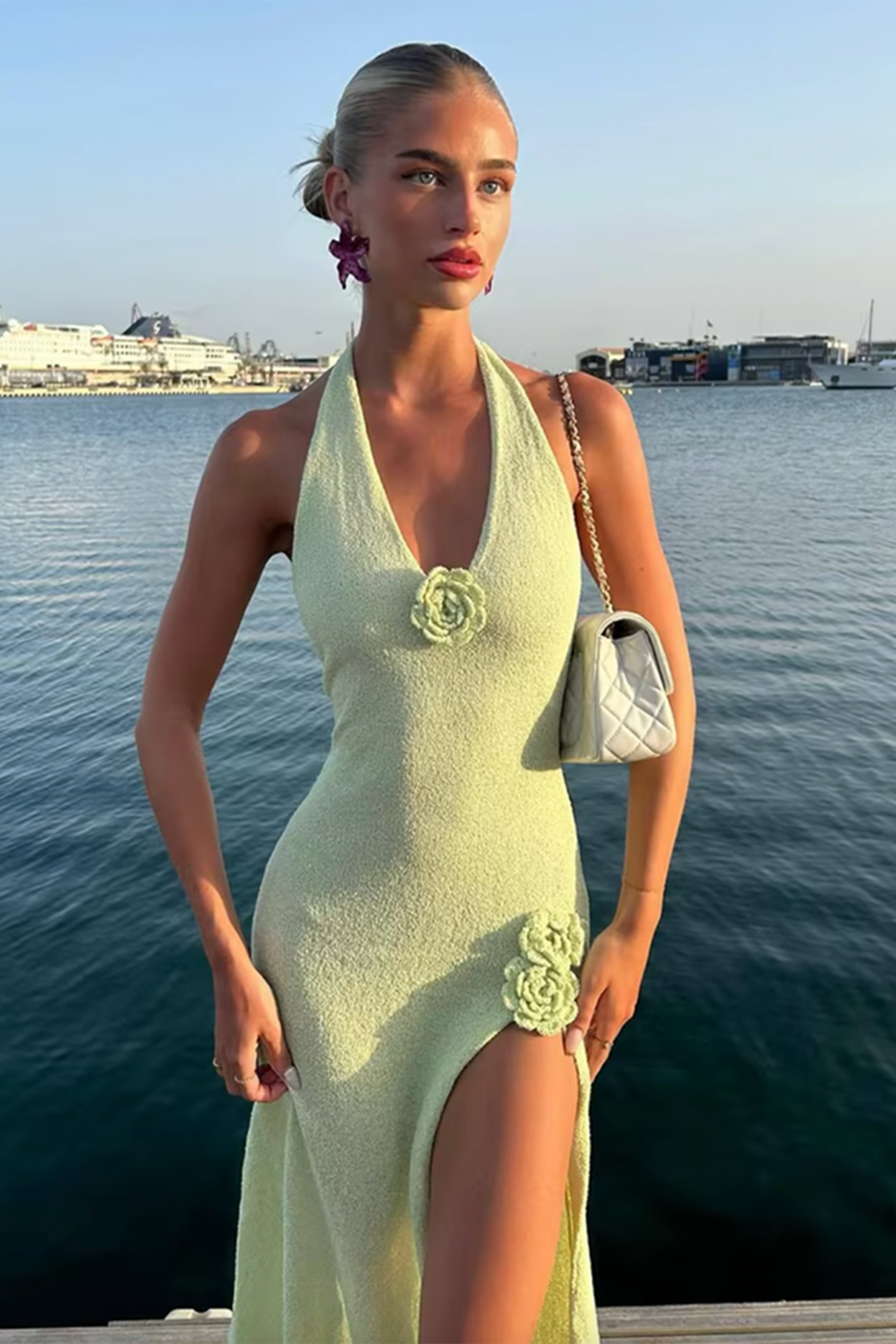 Abito Maxi "Brezza di Portofino" in Salva